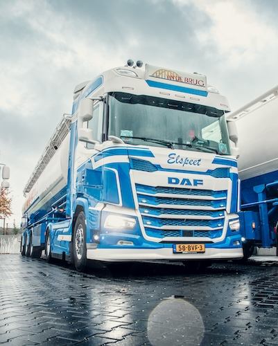 DAF-truck van Van de Brug Transport